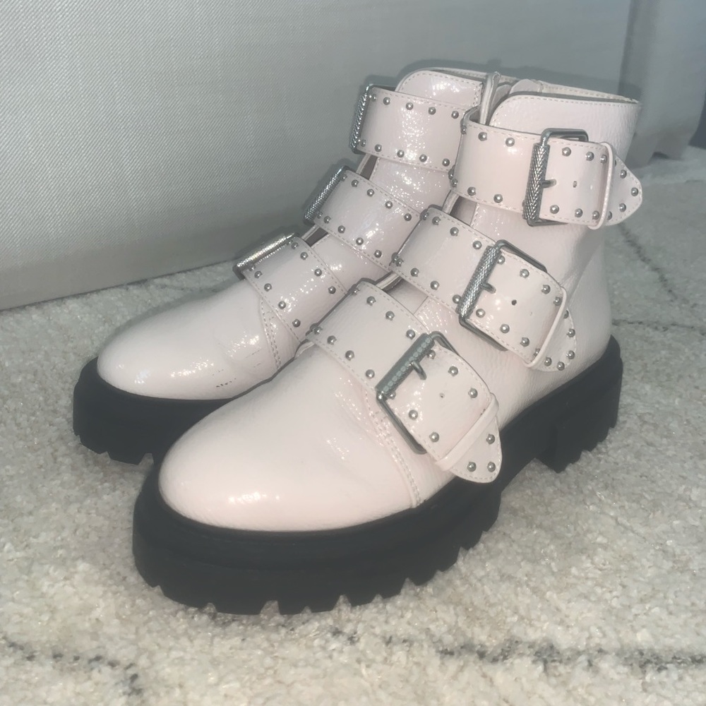 Luxury white boots for sale